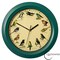 Clockswise 12" Round Decorative Singing Bird Wall Clock Battery-Operated with Wild Nature Sounds Hourly Chime and Non-Ticking for Home Office Kitchen Dining Bedroom Classroom and Living Spaces